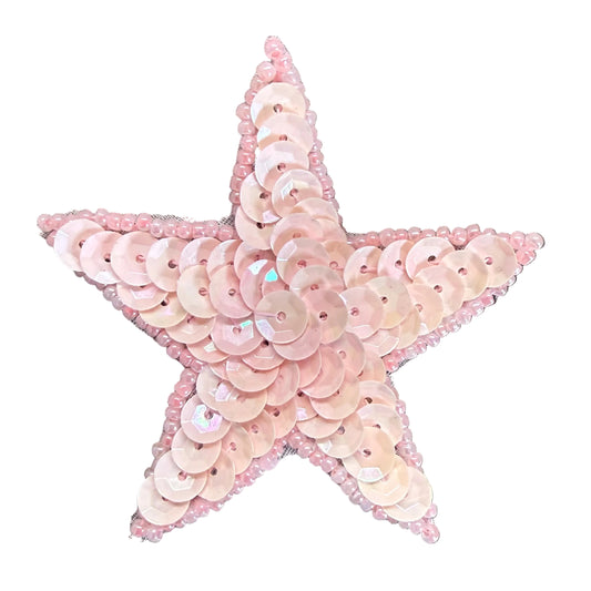 Lentejuela Rosa Estrella 2.5"