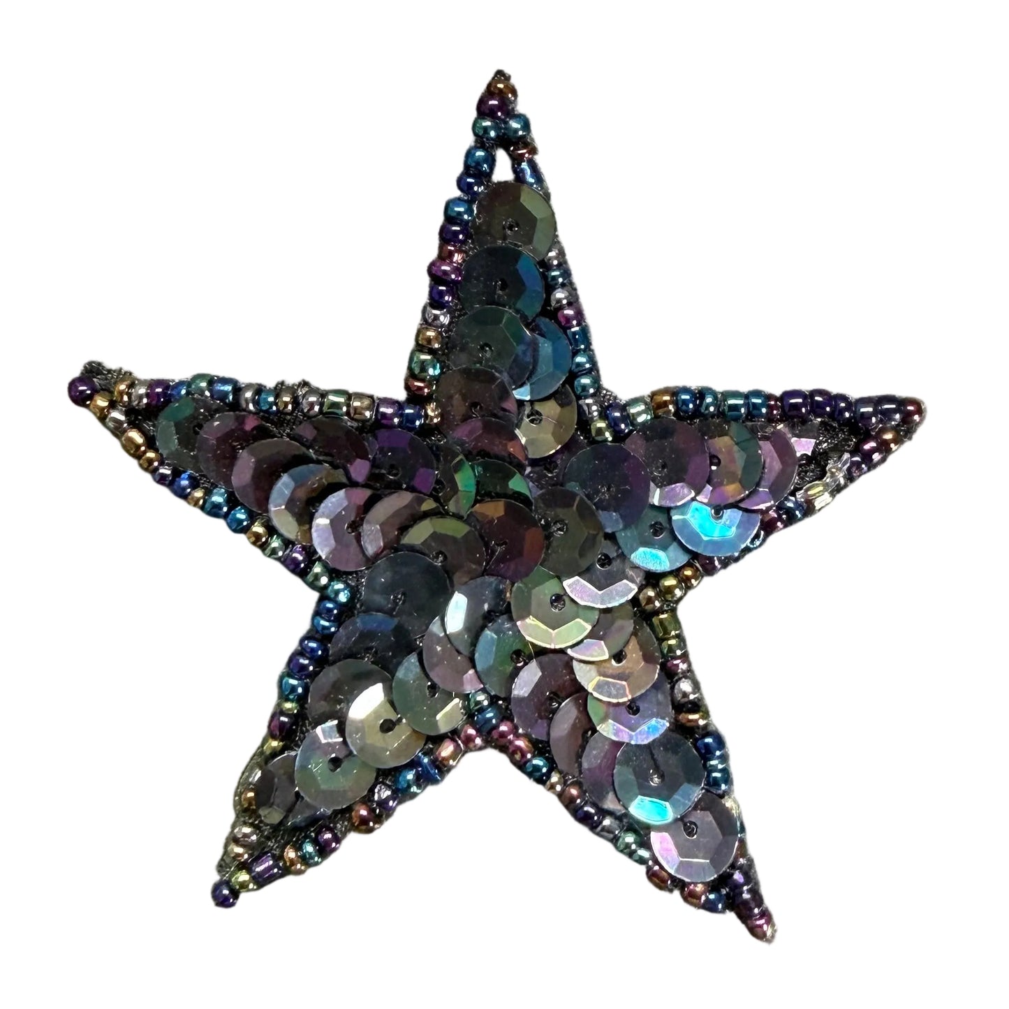 Estrella con lentejuelas y cuentas Moonlight 3"