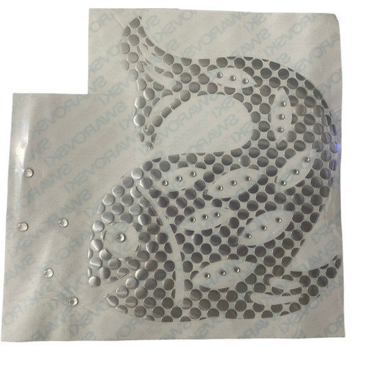 Fish Crystal Swarovski Heat Transfer Iron-on 6" x 5"