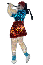 Load image into Gallery viewer, Golf Lady Swinging 8.75&quot; x 4.5&quot;