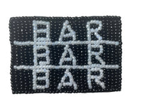 Triple Bar Slot Machine Result with Black and White Beads 2.5