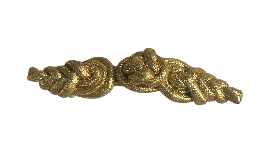 Frog Closures with Metallic Gold 4