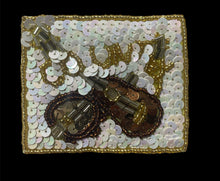 Load image into Gallery viewer, Country Western Motif, Sequin Beaded 2.75&quot; X 3.25&quot;