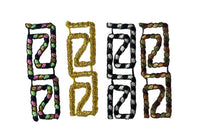 Designer Motif Rope Mulit-Color Assortment Embroidered Iron-On 3