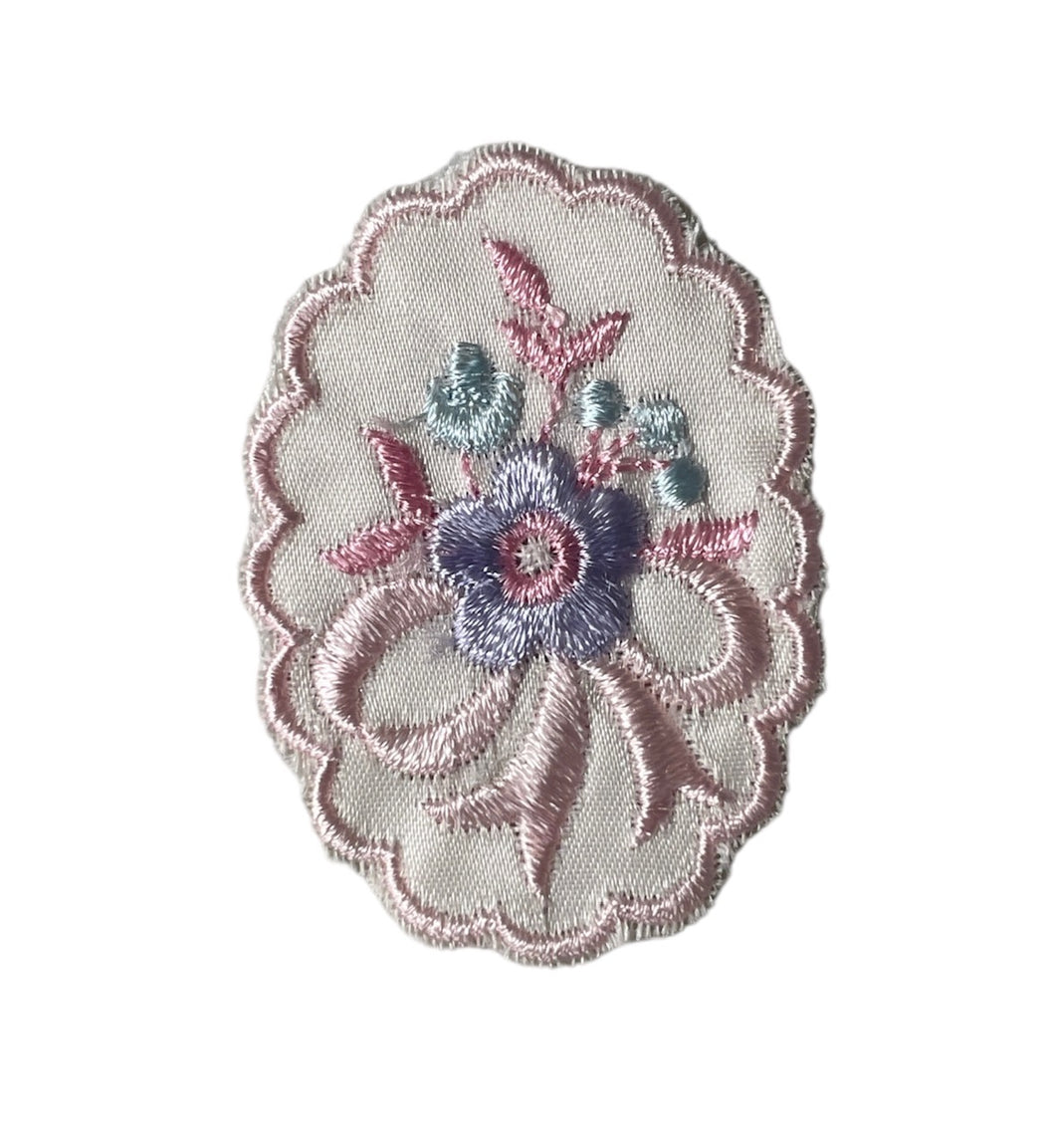 Flower embroidered with Lace 1.5