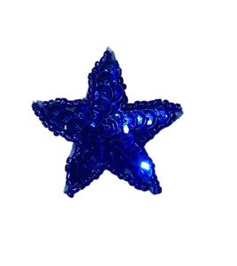 Choice of Sequin Star Royal Blue