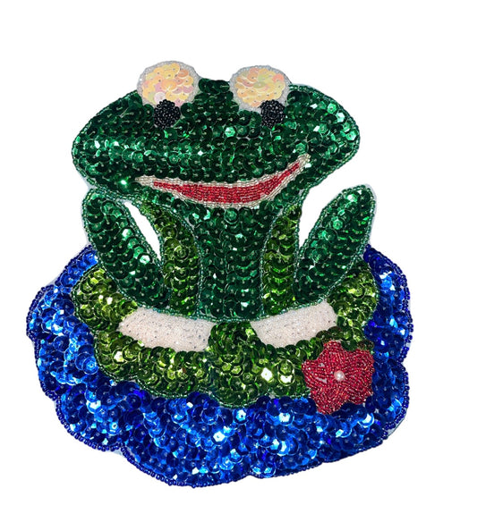 Choice of Green Frog on a lily pad