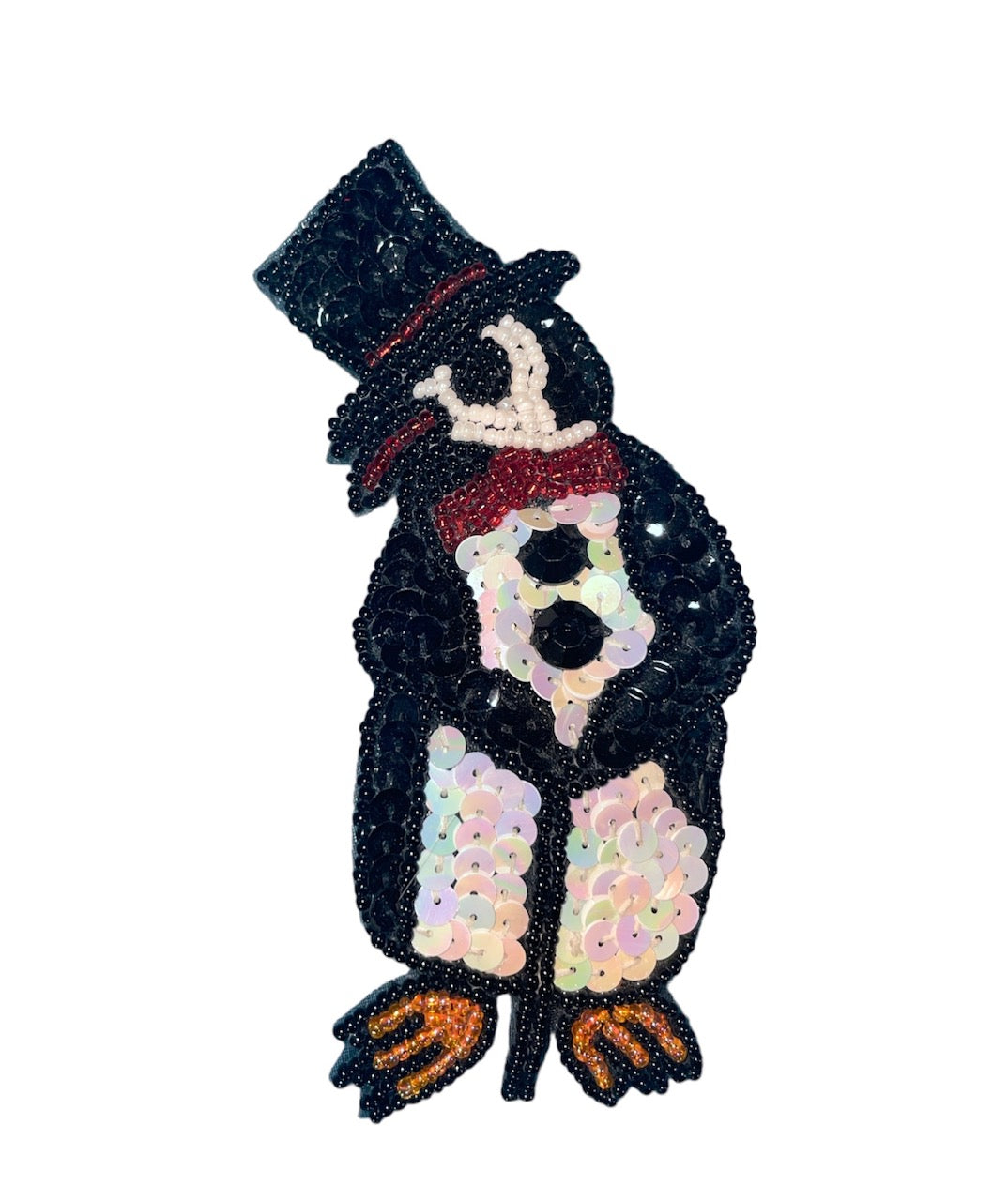 Penguin with Top Hat and Cane 5" x 2"