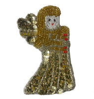 Choice of Holiday Angel with Gold Sequins and Beads 4