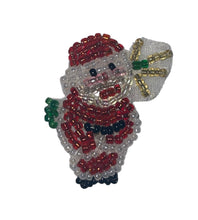 Load image into Gallery viewer, Santa Tiny Beaded 1.5&quot; x 1&quot;