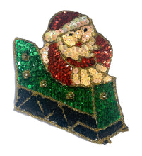 Load image into Gallery viewer, Santa in Sleigh 5.25&quot; x 6.25&quot;