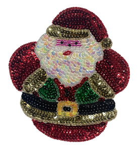 Santa with Belt and Hat 6" x 5"