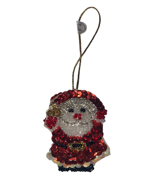 Santa Ornament 2" x 1.5"