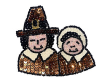 Load image into Gallery viewer, Pilgrim Man and Lady 3&quot; x 4&quot;