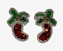 Load image into Gallery viewer, Christmas Stockings Pair with Beads 1.75&quot; X 1&quot;