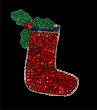 Load image into Gallery viewer, Christmas Stocking with Coal 4&quot; x 3&quot;
