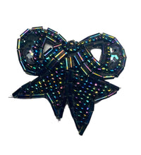 Load image into Gallery viewer, Bow Moonlite Beaded 2&quot;
