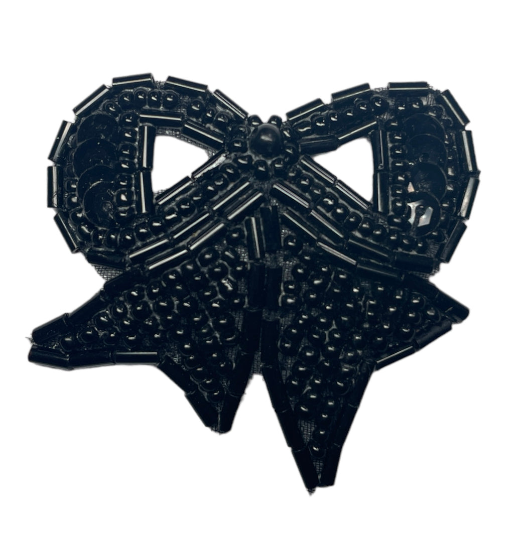 Bow with Black Beads 2