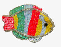 Fish with MultiColored Sequins and Beads 3