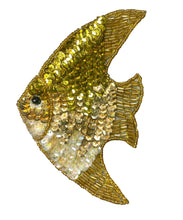 Load image into Gallery viewer, Fish Large with Multi-Colored Yellows 7&quot; x 5&quot;
