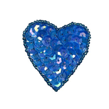 Load image into Gallery viewer, Choice of color Heart Sequins &amp; Bead 1.5&quot;