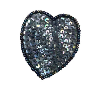 Choice of Size Heart Moonlite Sequins and Beads