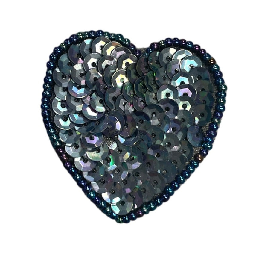 Choice of Size Heart Moonlite Sequins and Beads