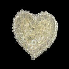Load image into Gallery viewer, Choice of size Heart Iridescent with Sequin and Beads