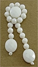 Load image into Gallery viewer, Epaulet with White Beads 2.5&quot; x 1&quot;
