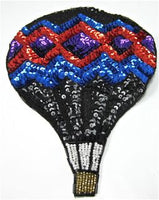 Balloon Hot Air with MultiColored Sequins and Beads 6