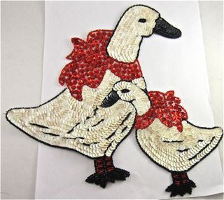 Mother Goose with Baby 10" x 10.5"