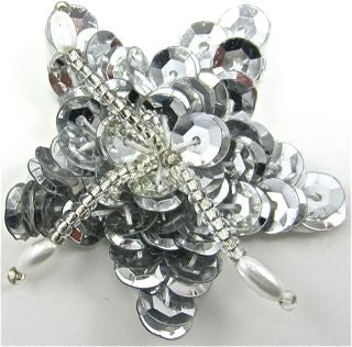 Star Tiny Silver 1.5" x 1.5"