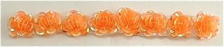 Flower Peach Sequin