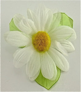 Flower Daisy White Cloth 3" x 5"