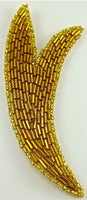 Designer Motif with Gold Beads Single 5