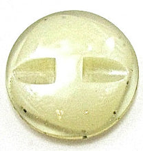 Load image into Gallery viewer, Button Lime Glass with Flecks of Black and Gold 7/8&quot;