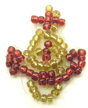Load image into Gallery viewer, Anchor Tiny Beaded 1&quot; - Sequinappliques.com