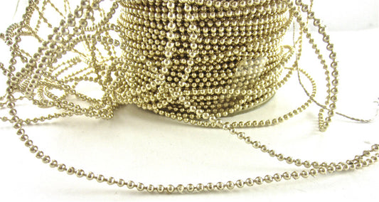 Gold Beaded Trim Sold by the Yard
