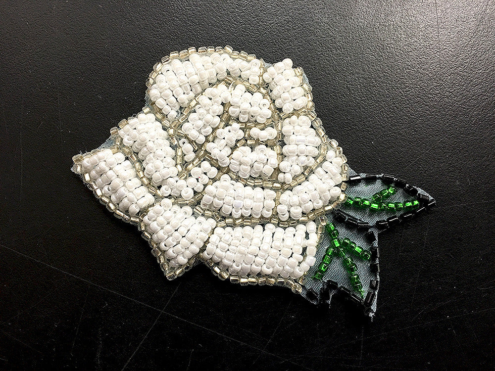 Rose, White, All Beads 2