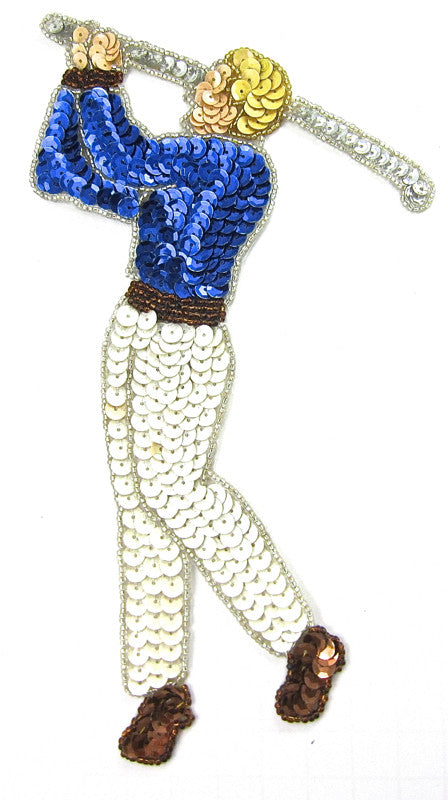 Golfer Swinging Golf Club 9" x 5"