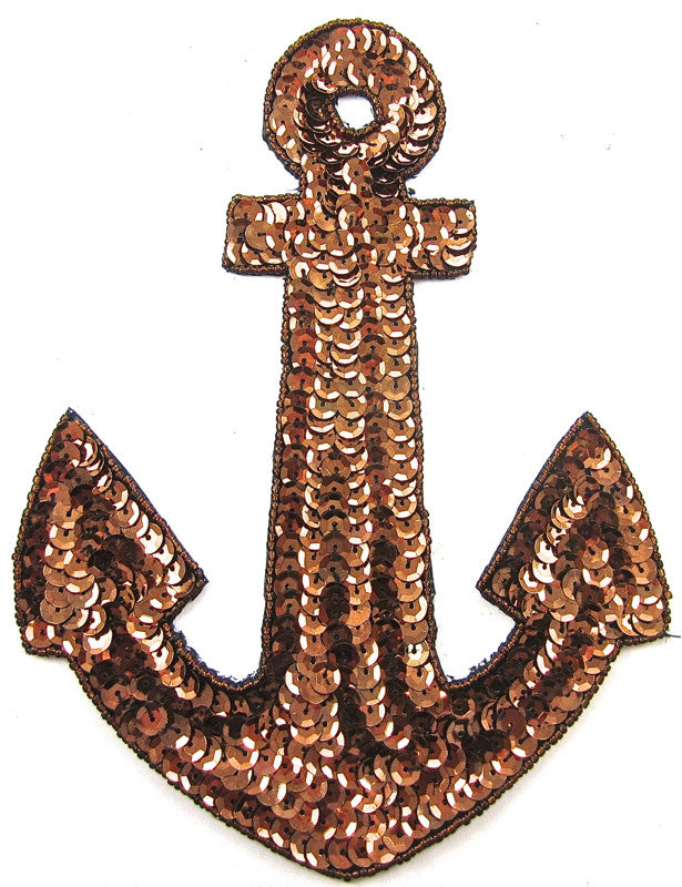 Anchor Bronze  Sequins and Beads 7.5