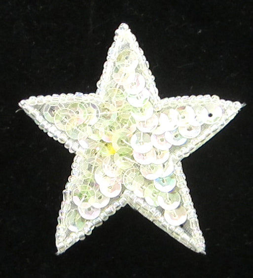 Star with Iridescent Sequins and Beads 2