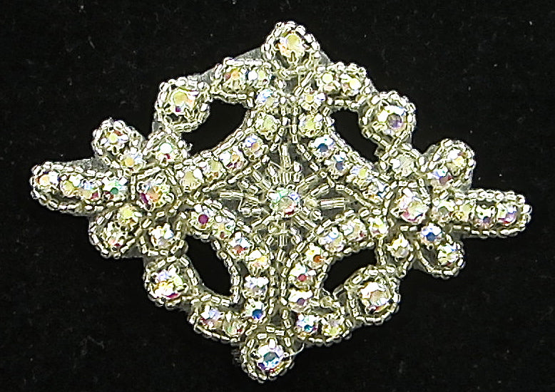 Designer Motif with High Quality AB Rhinestones and Beads 4