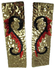 Load image into Gallery viewer, Designer Motif Pair of Cuffs for Costumes 3.5&quot; x 11.5&quot;