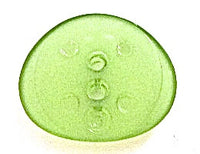 Button Glass Lime Color 1/2