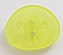Load image into Gallery viewer, Button Glass yellow Tint 1/2&quot;