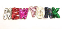 New York Word with Multi-Colored Sequins and Beads 2