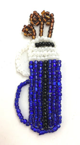 Golf Bag and Clubs Sequin Beaded, in 2 Size Variants