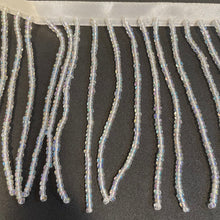 Load image into Gallery viewer, Fringe by the Yard Trim Iridescent Beads 3&quot;