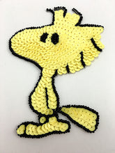 Load image into Gallery viewer, Cartoon Bird with Yellow and Black Sequins and Beads 5&quot; x 3.5&quot;